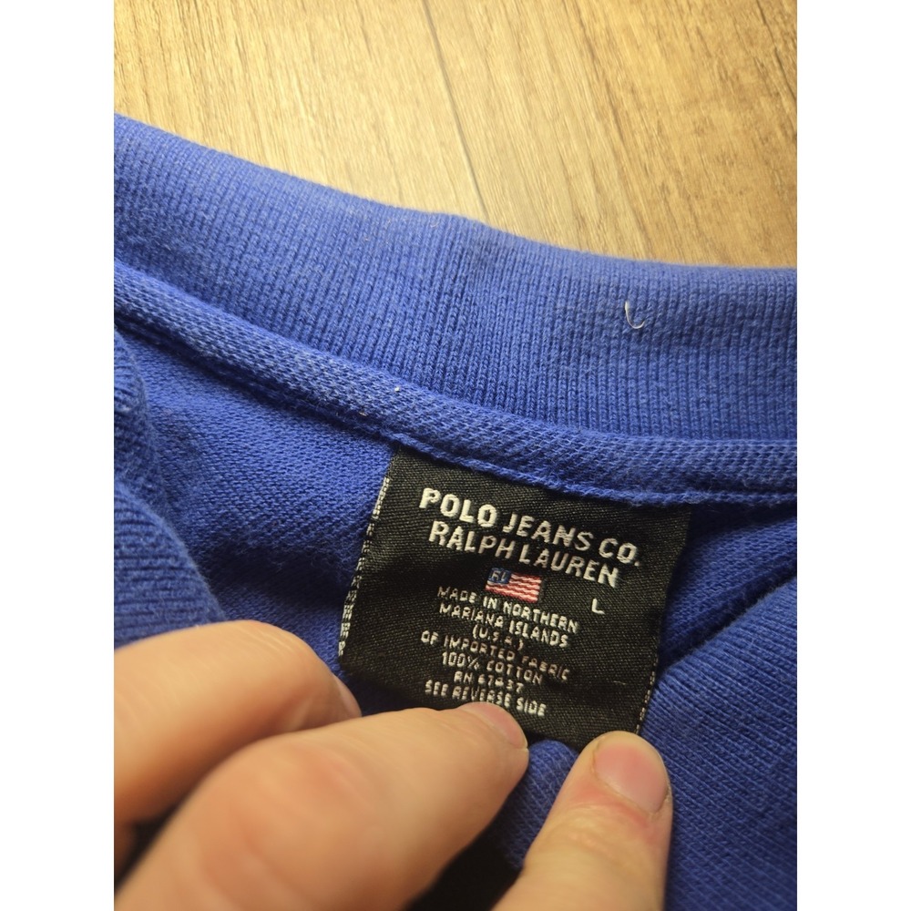 Ralph Lauren Flag Symbol Polo Shirt Size L - Picture 3 of 3